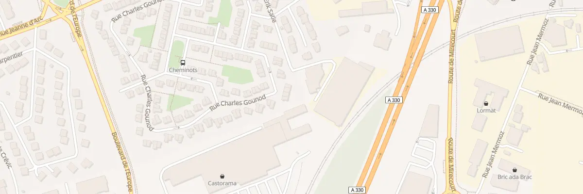 Plan du 140 Rue Charles Gounod à Vandœuvre-lès-Nancy