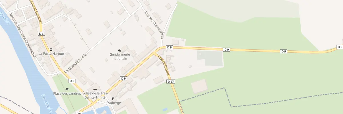 Plan du 2 Rue Boffrand à Haroué