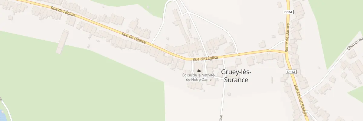 Plan du 27 Rue de l’Eglise à Gruey-lès-Surance
