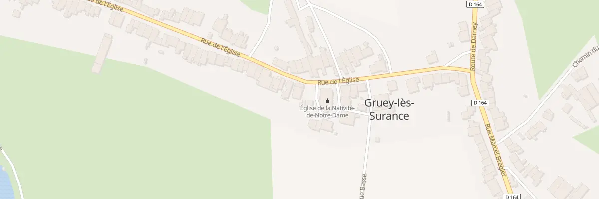 Plan du 25 Rue de l’Eglise à Gruey-lès-Surance