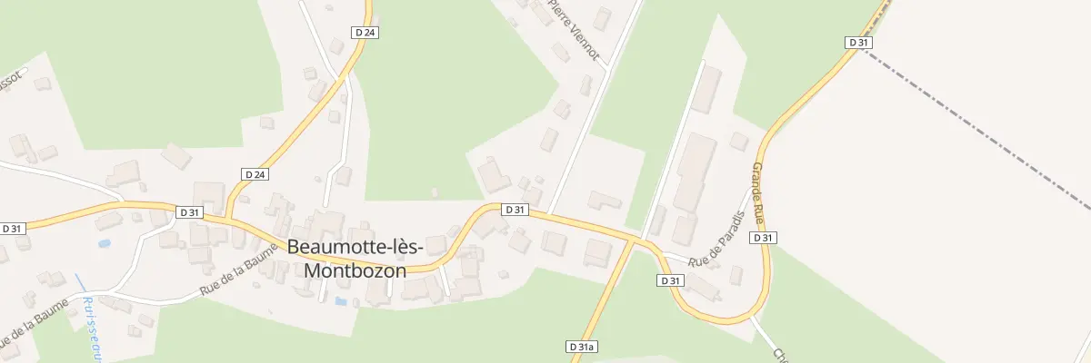 Plan du 10 Grande Rue à Beaumotte-Aubertans