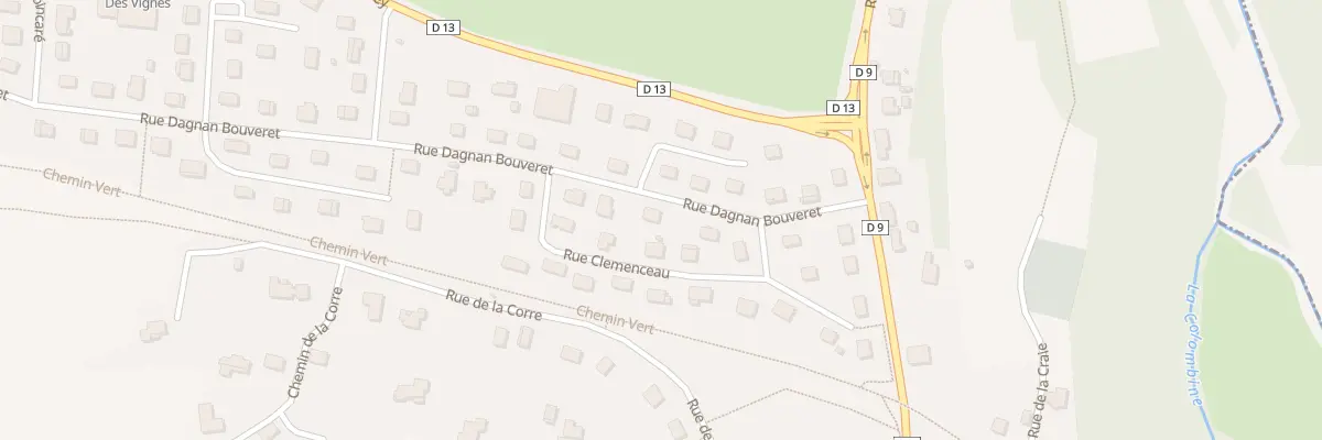 Plan du 7 Rue Dagnan Bouveret à Quincey