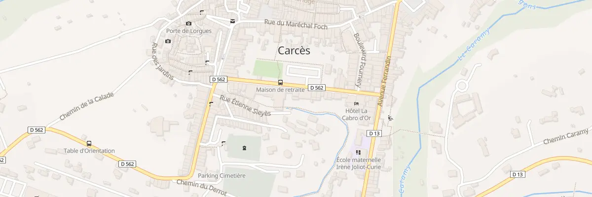 Plan du 27 Rue Florentin Giraud à Carcès