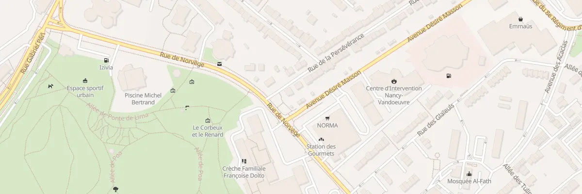 Plan du 4 Rue de la Persévérance à Vandœuvre-lès-Nancy