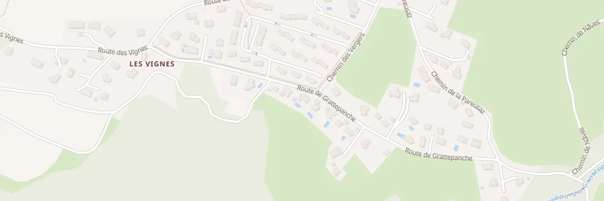 Plan du 260 Rte de Grattepanche à Villaz