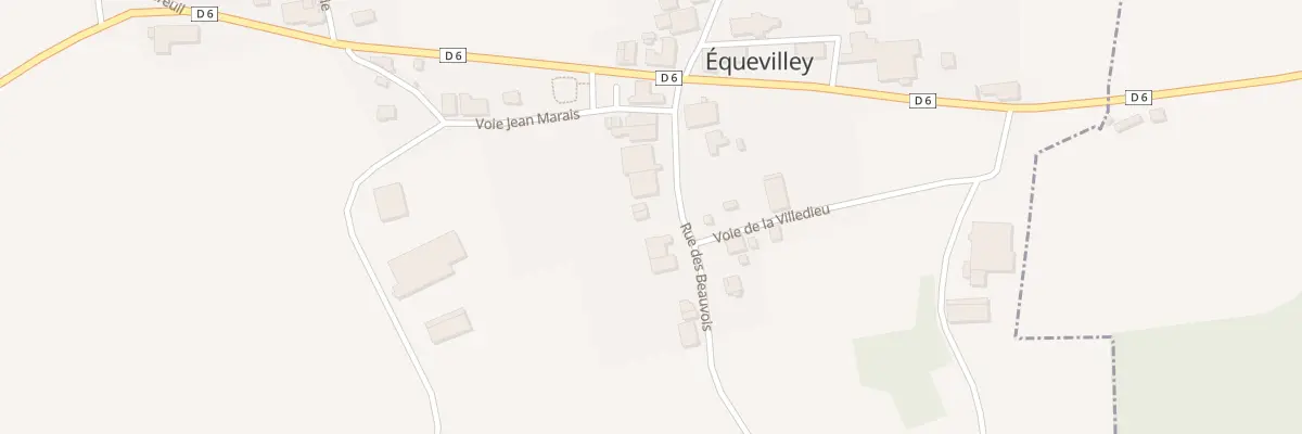 Plan du 8 Rue de Beauvois à Équevilley