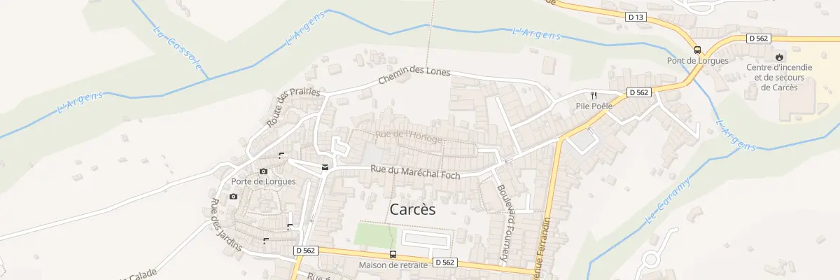 Plan du 17 Rue de l’Horloge à Carcès