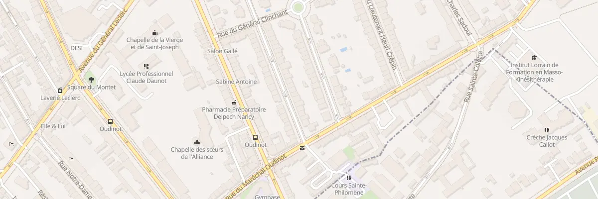Plan du 35 Rue Maréchal Gérard à Nancy