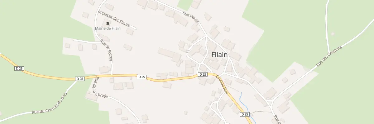 Plan du 8 Rue de l’Eglise à Filain