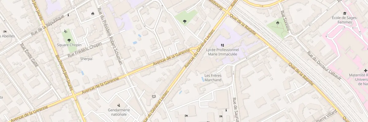 Plan du 78 Av Général Leclerc à Nancy