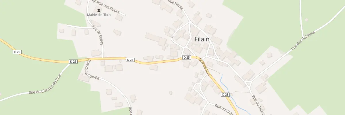 Plan du 9 Gr Grande Rue à Filain