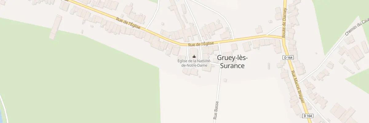 Plan du 23 Rue de l’Eglise à Gruey-lès-Surance