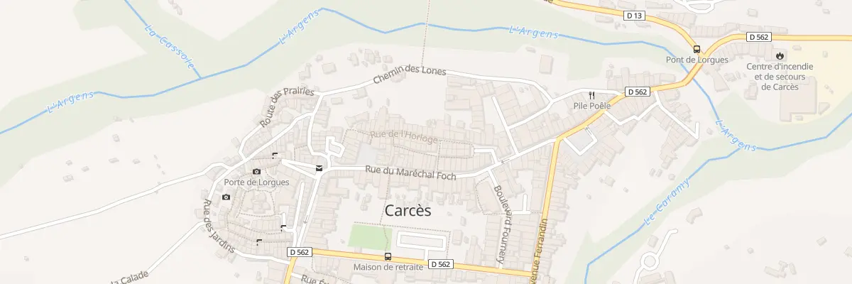Plan du 13 Rue de l’Horloge à Carcès