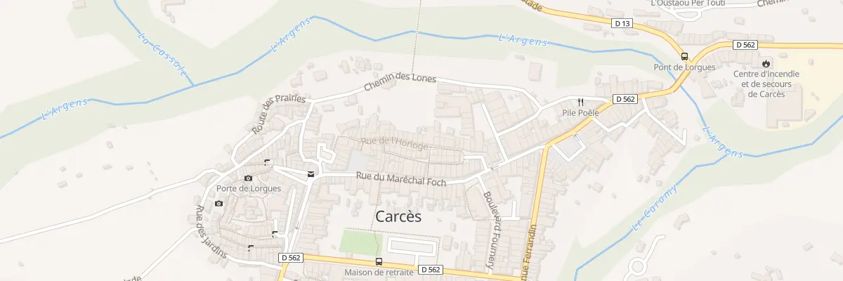 Plan du 26 Rue de l’Horloge à Carcès
