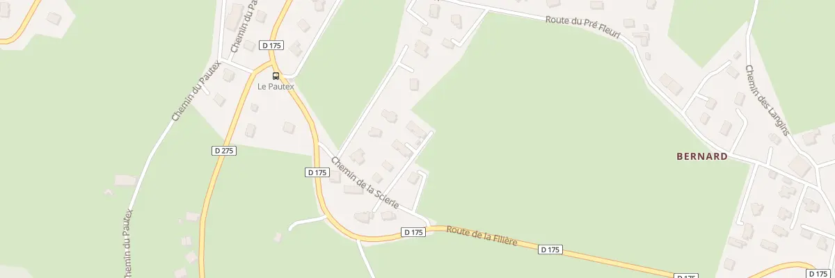 Plan du 74 Che de la Scierie à Villaz