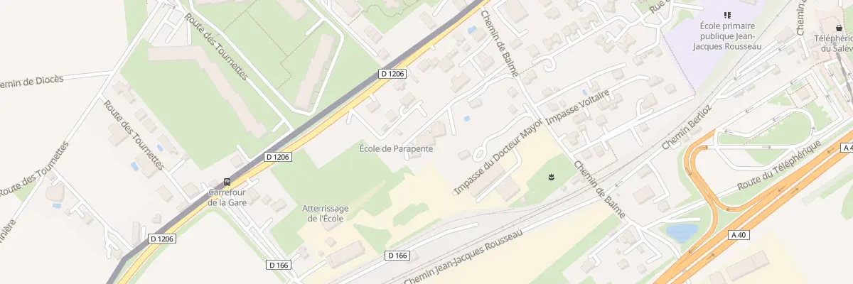 Plan du 121 Imp Clémence de Geneve à Étrembières
