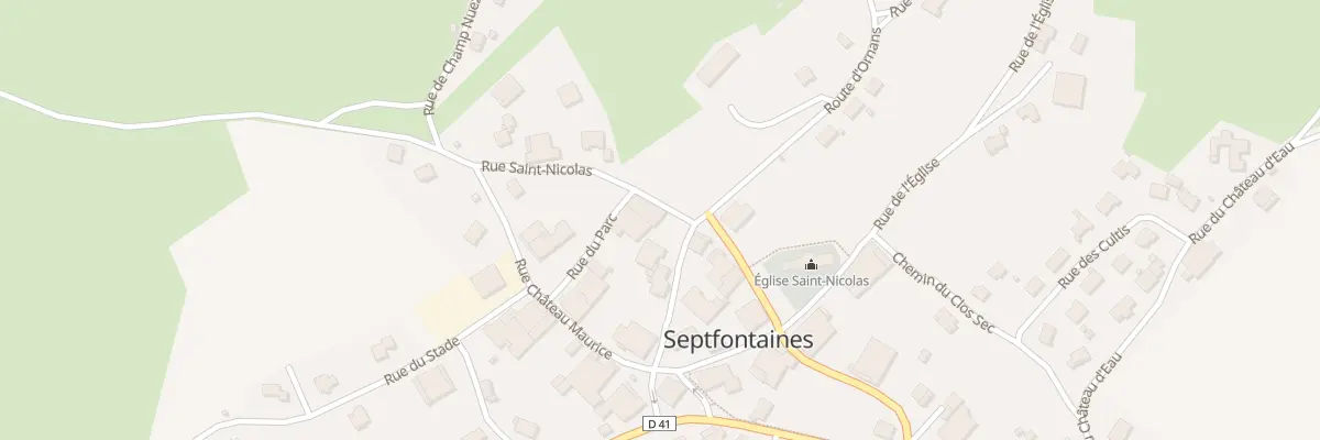 Plan du 5 Rue Saint-nicolas à Septfontaines