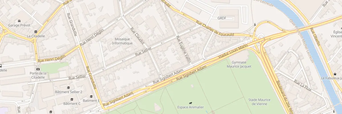Plan du 50 Rue Sellier à Nancy