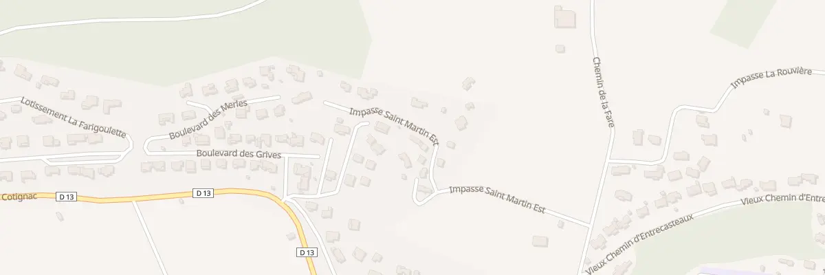 Plan du 234 Saint Martin à Carcès