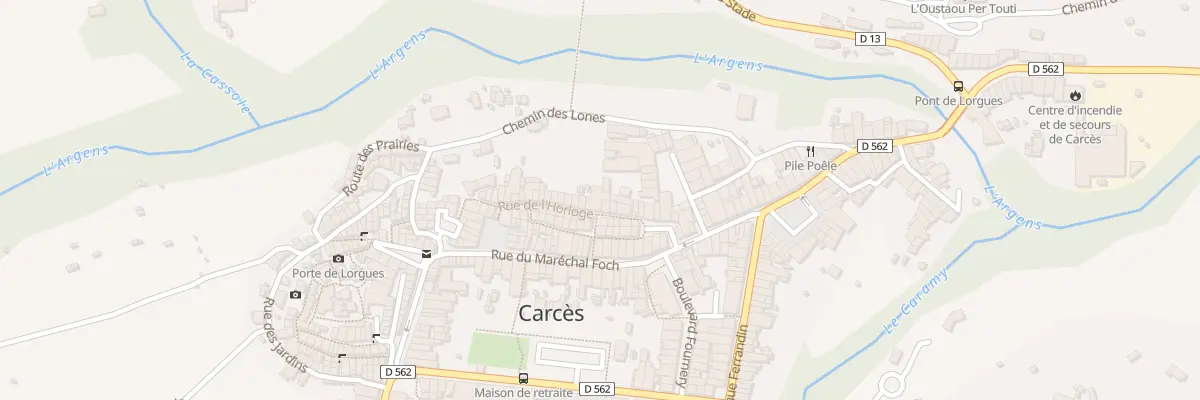 Plan du 24 Rue de l’Horloge à Carcès