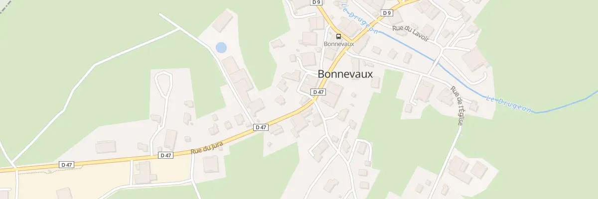 Plan du 12 Rue du Jura à Bonnevaux