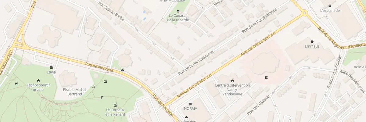 Plan du 11B Rue de la Persévérance à Vandœuvre-lès-Nancy