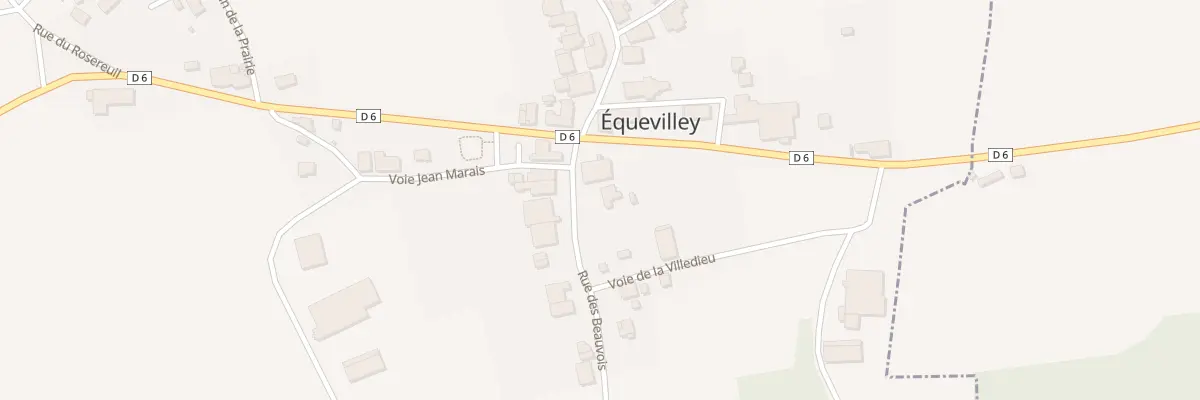 Plan du 3 Rue de Beauvois à Équevilley