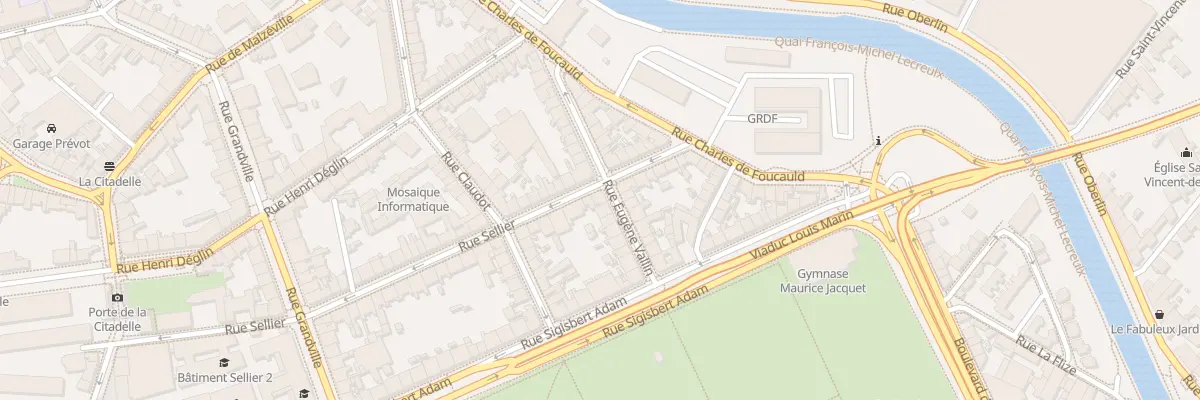 Plan du 56 Rue Sellier à Nancy