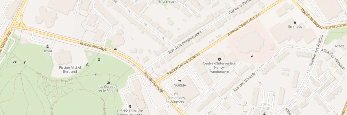 Plan du 12 Rue de la Persévérance à Vandœuvre-lès-Nancy