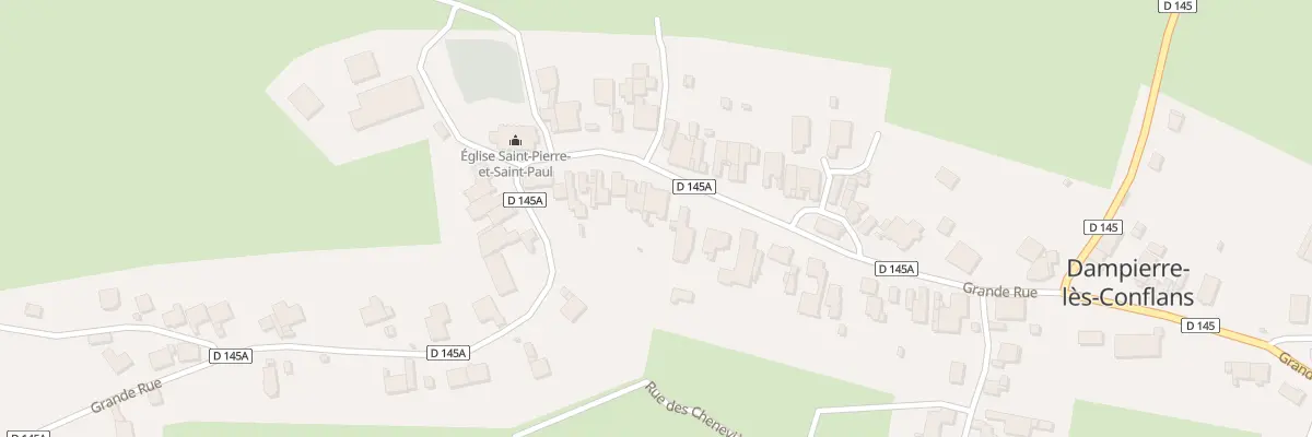 Plan du 45 Grande Rue à Dampierre-lès-Conflans