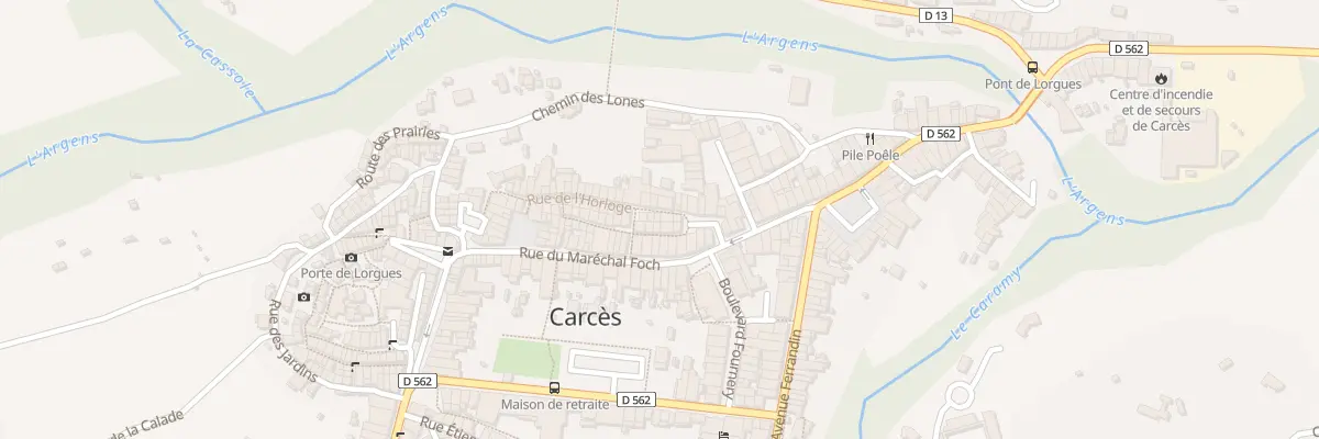 Plan du 5 Rue de l’Horloge à Carcès