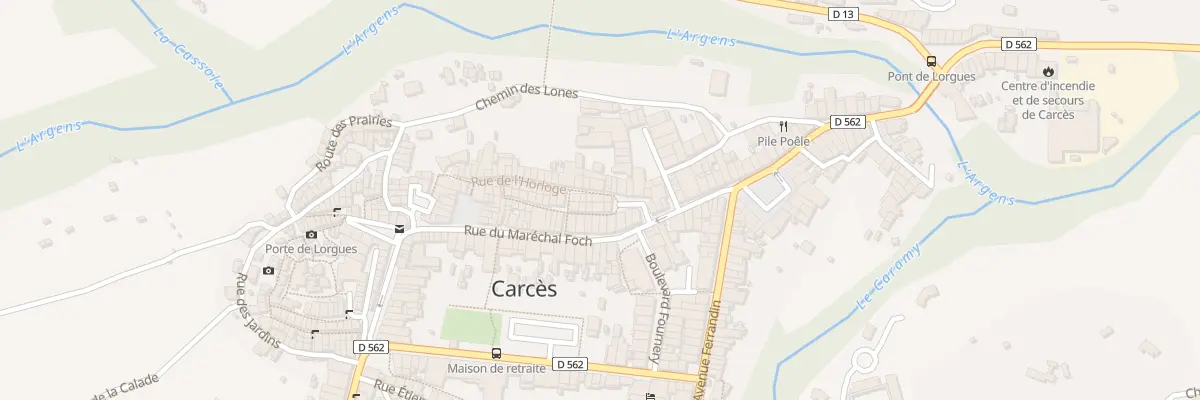 Plan du 3 Rue de l’Horloge à Carcès