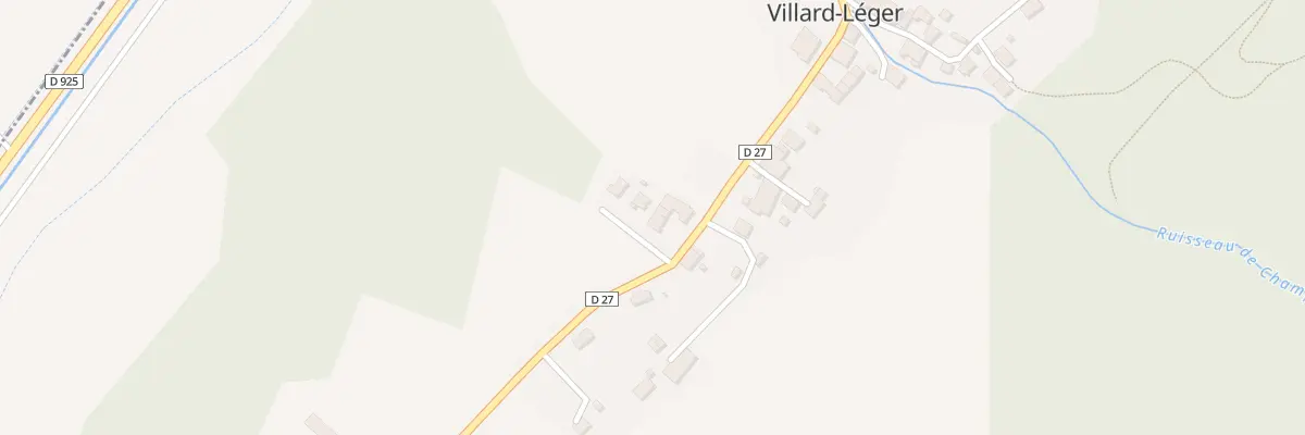 Plan du 3935C Rte du Val Gelon à Villard-Léger