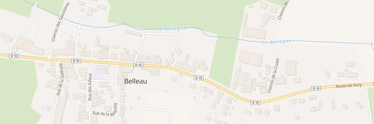 Plan du 37 Rue de la Madeleine à Belleau