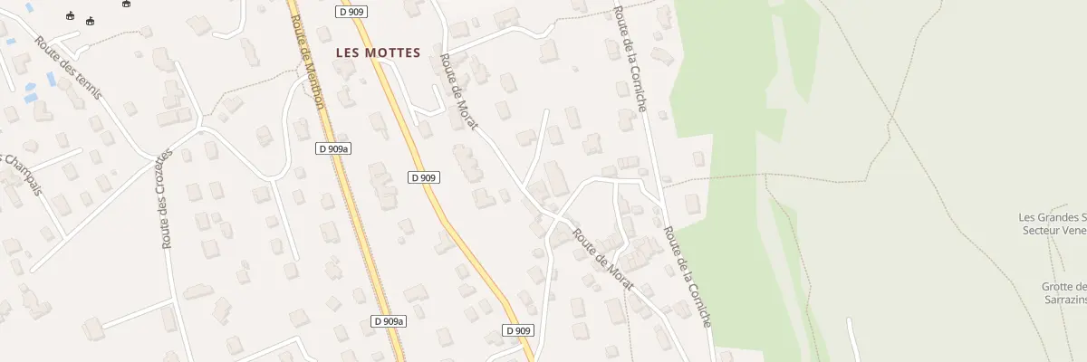 Plan du 14 Rte de Morat à Veyrier-du-Lac