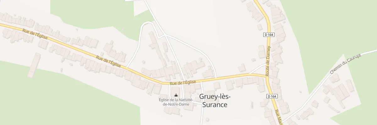 Plan du 10 Rue de l’Eglise à Gruey-lès-Surance