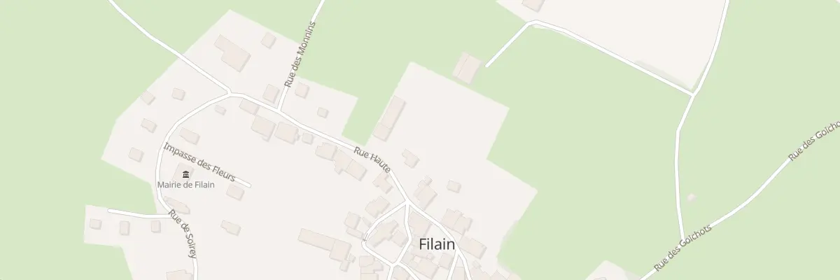 Plan du 16 Rue Haute à Filain