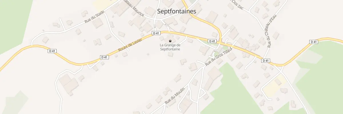 Plan du 14 Rte de Levier à Septfontaines
