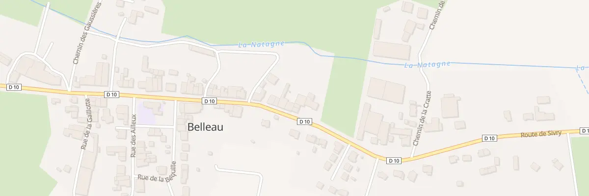 Plan du 39 Rue de la Madeleine à Belleau