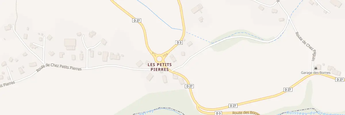 Plan du 72 Rte de chez les Maîtres à Menthonnex-en-Bornes