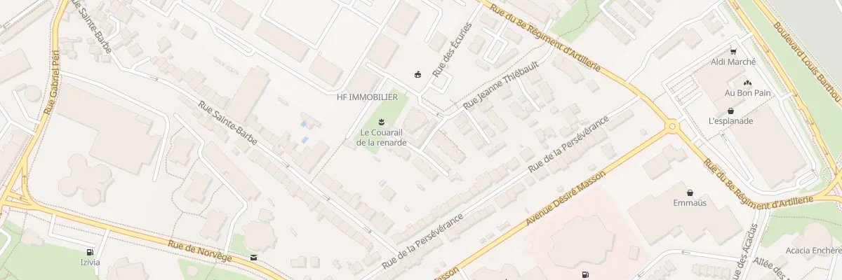 Plan du 7 Rue Jeanne Thiébault à Vandœuvre-lès-Nancy
