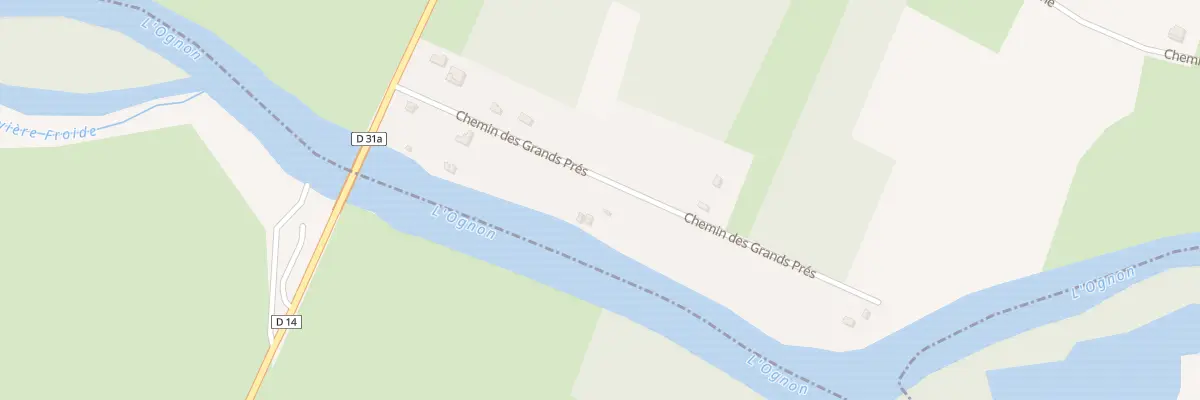 Plan du 16 Che des Grands Pres à Beaumotte-Aubertans