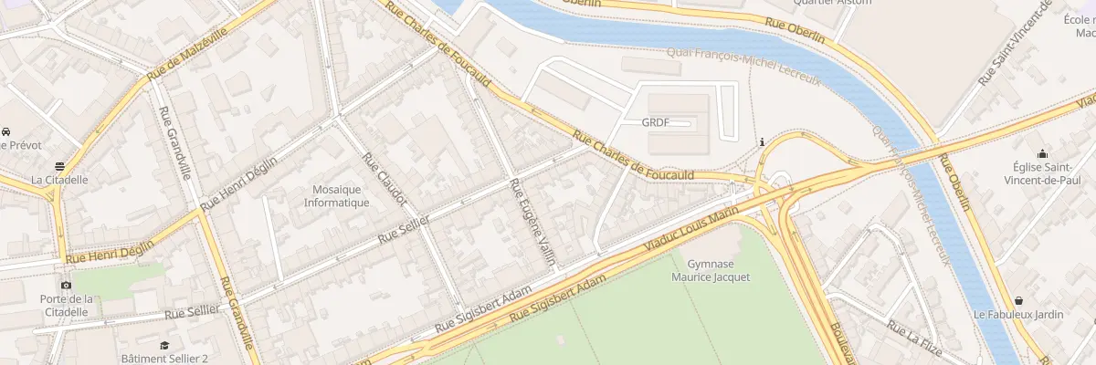 Plan du 60 Rue Sellier à Nancy