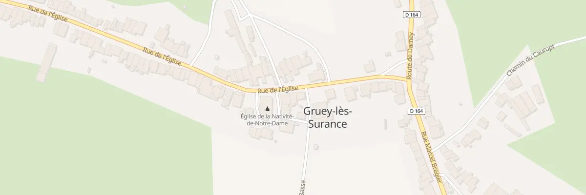 Plan du 15 Rue de l’Eglise à Gruey-lès-Surance