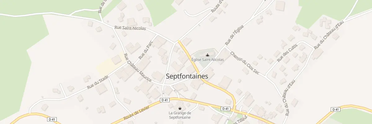 Plan du 3 Rue Saint-nicolas à Septfontaines