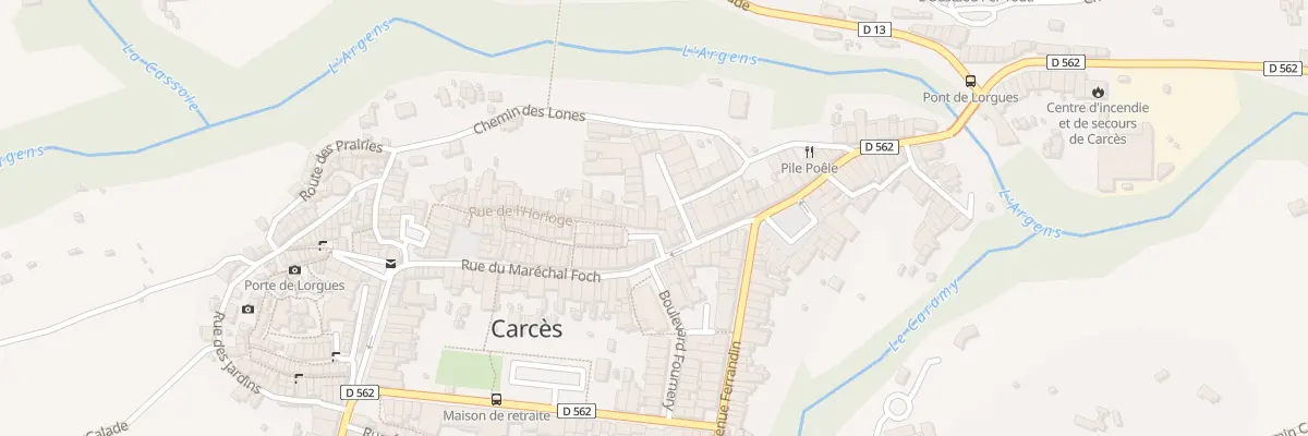 Plan du 8 Rue de l’Horloge à Carcès