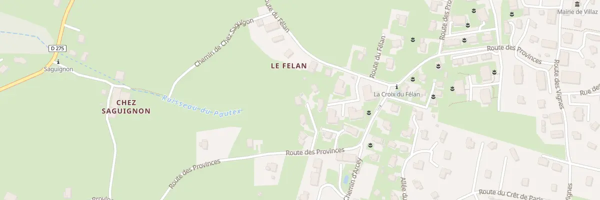 Plan du 484 Rte des Provinces à Villaz