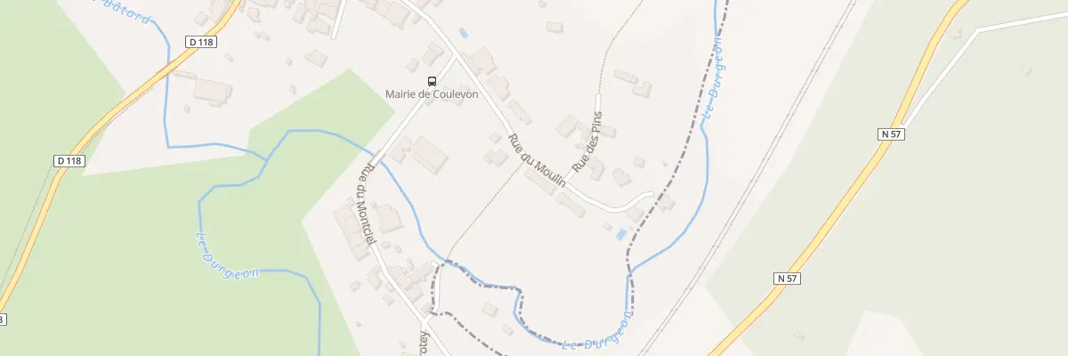 Plan du 8 Rue du Moulin à Coulevon