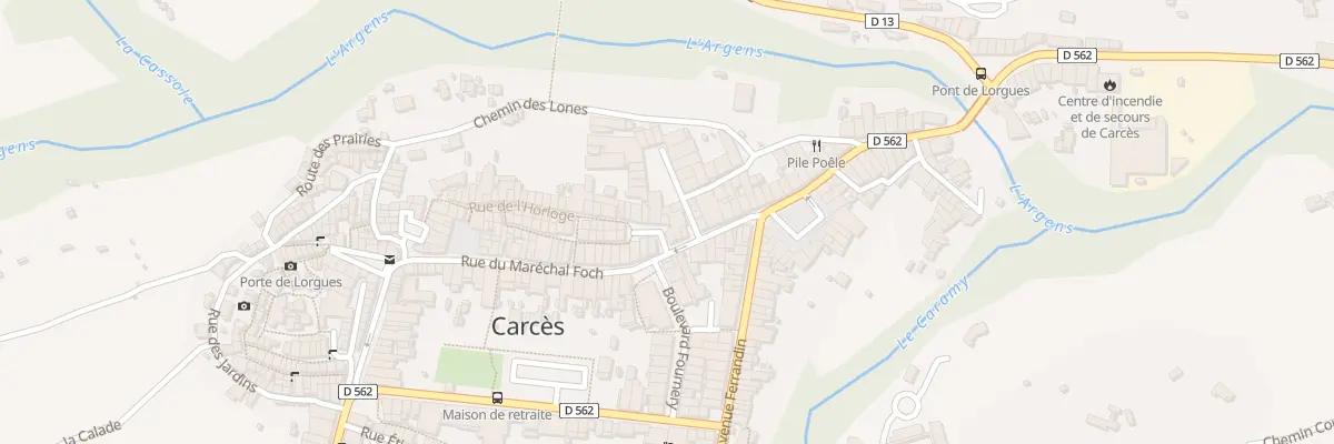 Plan du 6 Rue de l’Horloge à Carcès