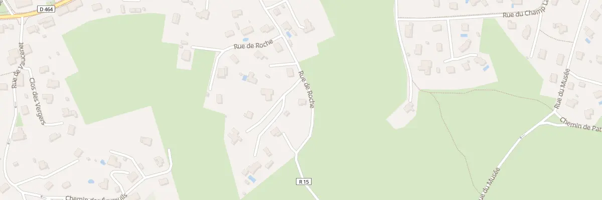 Plan du 36 Rue de Roche à Nancray